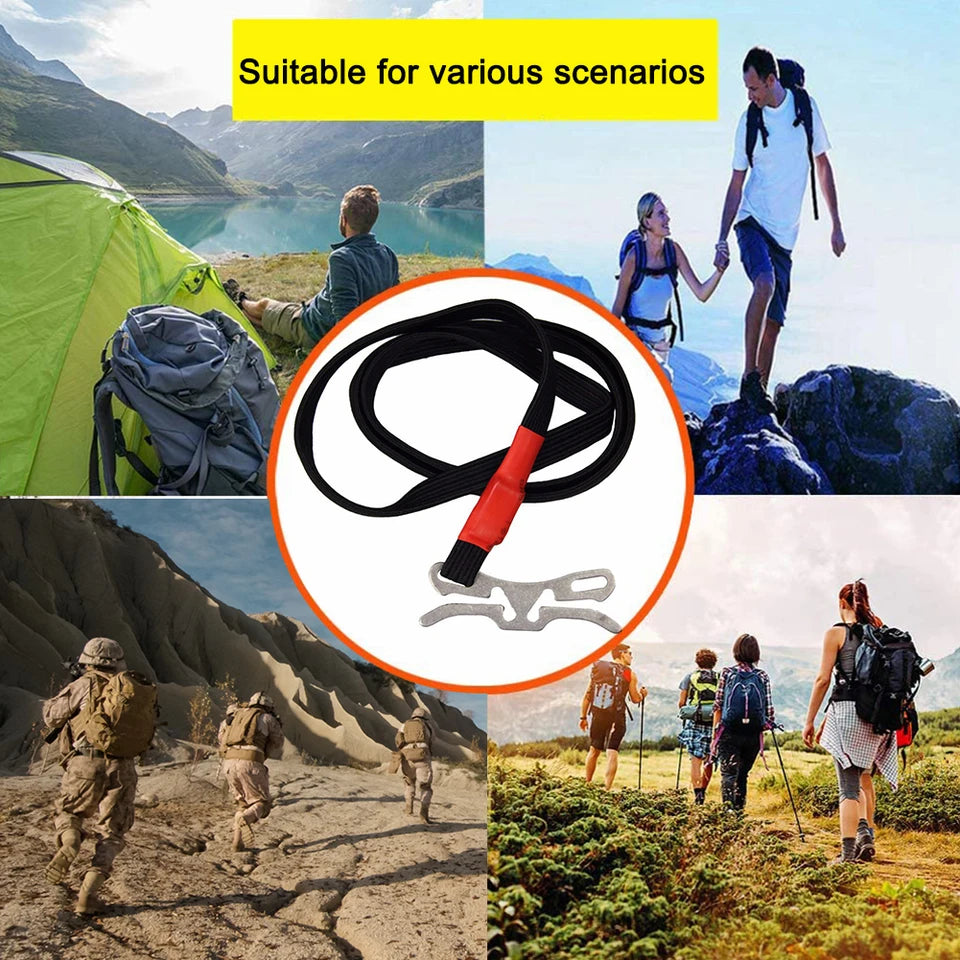 Medical Emergency Tool – Fast Hemostasis Elastic Rope for Survival Combat and Outdoor EDC