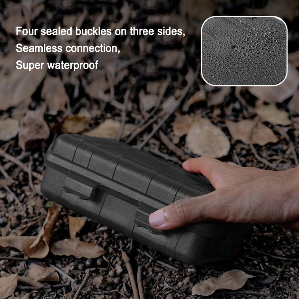 Outdoor Shockproof Waterproof Box – Airtight Dry Case for Survival EDC Gear Storage