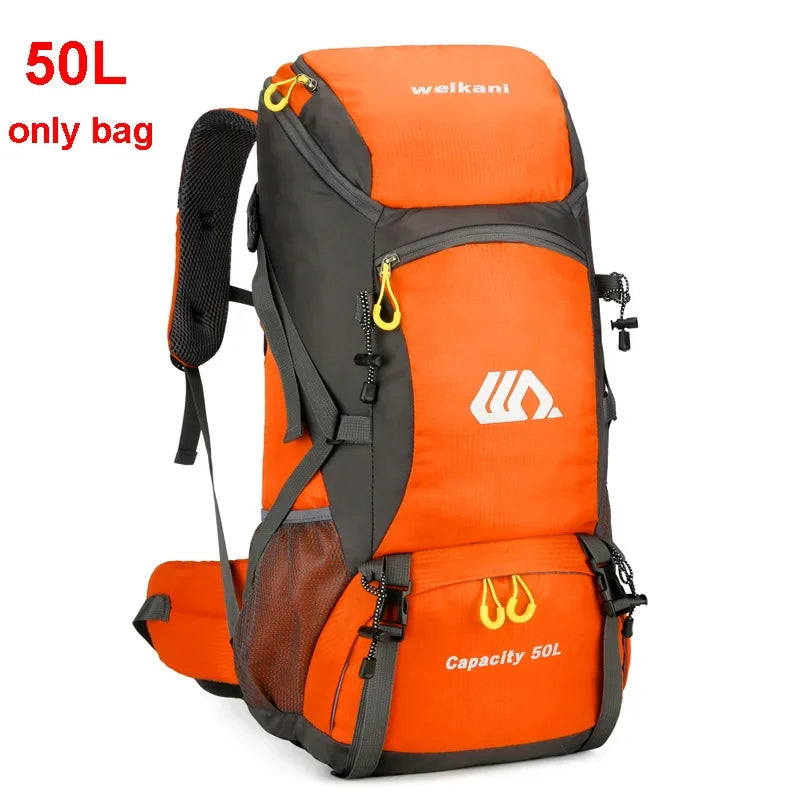 50L Travel Backpack – Large Waterproof Hiking Camping Mountaineering Bag