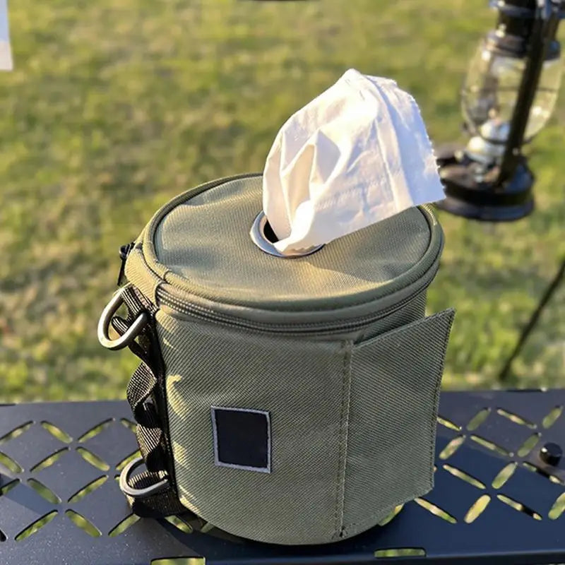 Tactical Hanging Toilet Paper Bag – MOLLE Pouch for Camping Hiking Outdoor Trips