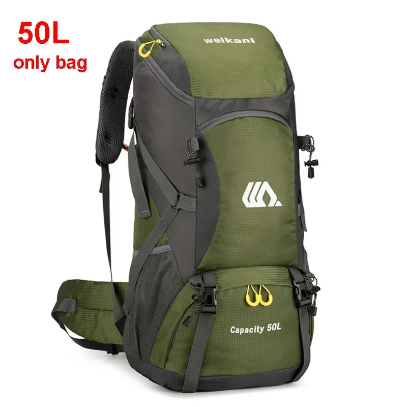 50L Travel Backpack – Large Waterproof Hiking Camping Mountaineering Bag