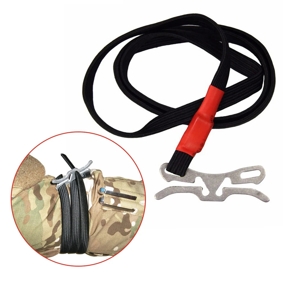 Medical Emergency Tool – Fast Hemostasis Elastic Rope for Survival Combat and Outdoor EDC