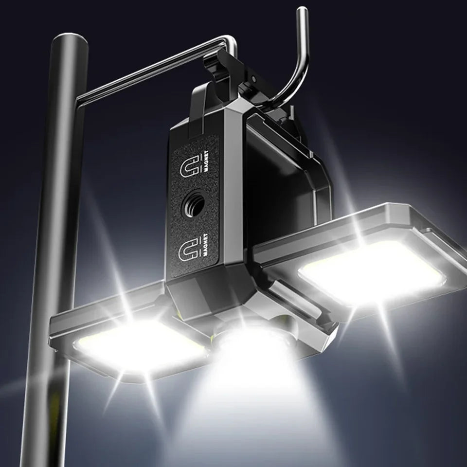 XPE Mini Keychain COB LED Flashlight – 800mAh USB Rechargeable IPX4 Waterproof