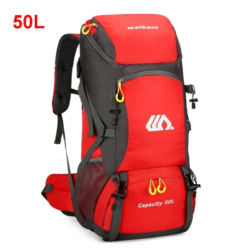 50L Travel Backpack – Large Waterproof Hiking Camping Mountaineering Bag