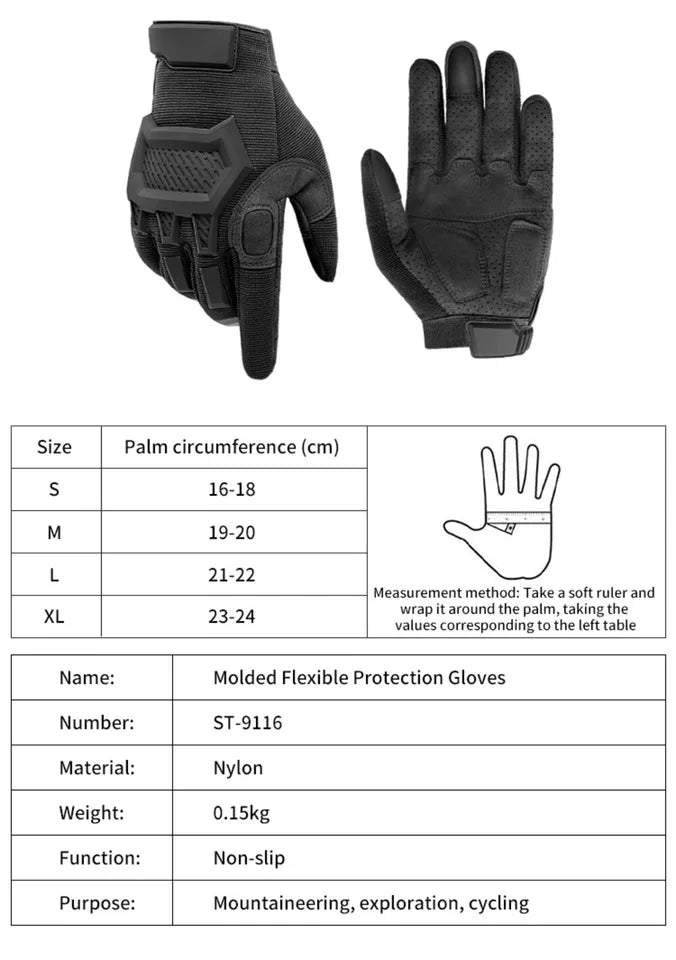 Tactical Touchscreen Gloves – Men and Women Gloves for Motorcycle Hunting Climbing