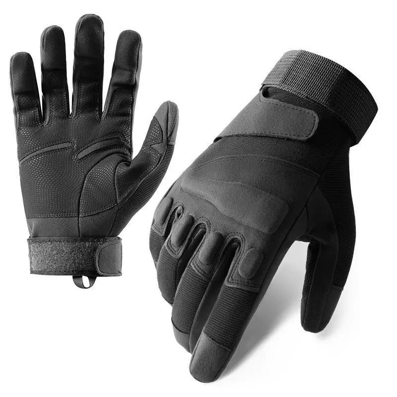 Winter Tactical Gloves – Full-Finger Touchscreen Gloves with Rubber Shell for Cold Outdoors