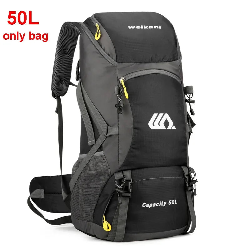 50L Travel Backpack – Large Waterproof Hiking Camping Mountaineering Bag