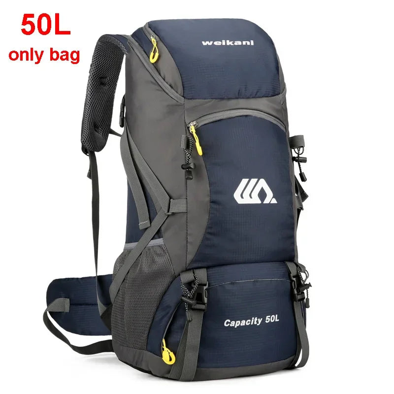 50L Travel Backpack – Large Waterproof Hiking Camping Mountaineering Bag