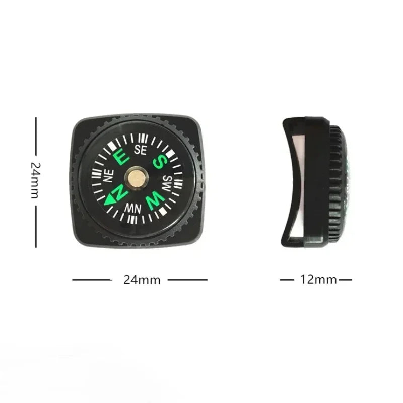 20mm Mini Strap Compass – Pocket Survival Compass for Hiking Camping Travel