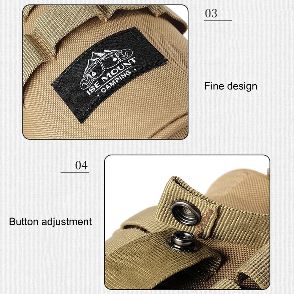 Lightweight Sundries Storage Bag – Camping Accessory Bag with Handle and Hanging Loops