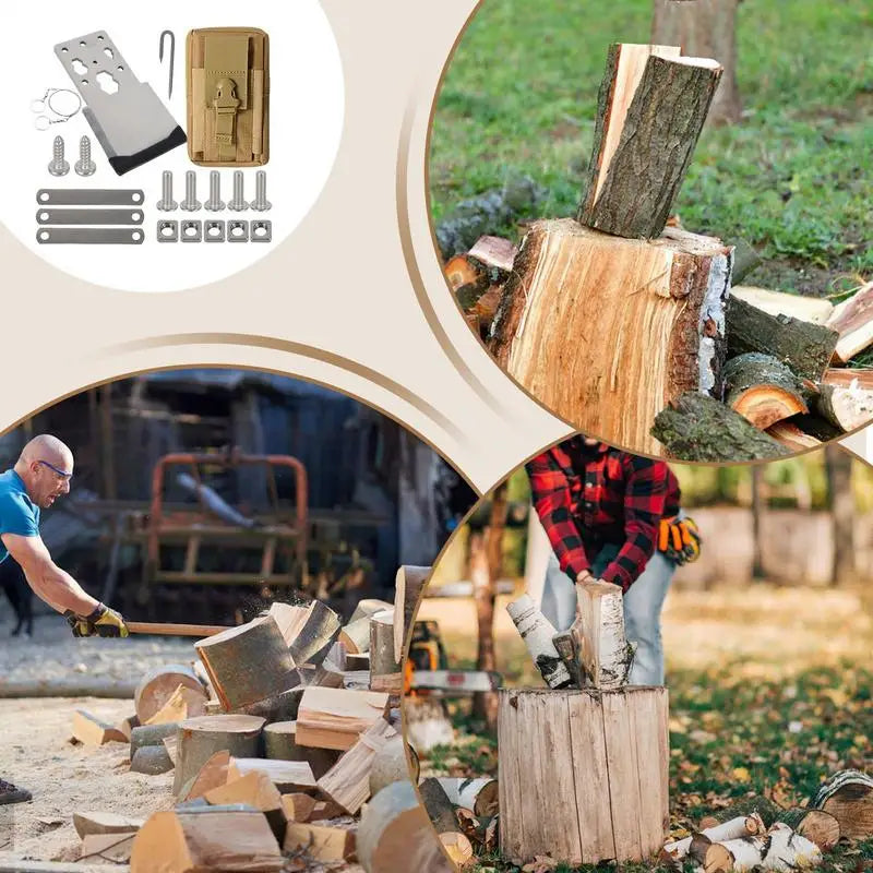 Portable Stainless Steel Camping Axe – Small Survival Tool for Hiking and Outdoor Adventure