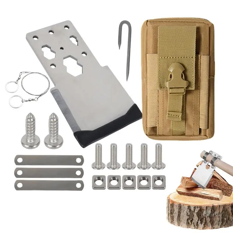 Portable Stainless Steel Camping Axe – Small Survival Tool for Hiking and Outdoor Adventure