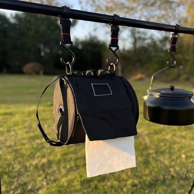 Tactical Hanging Toilet Paper Bag – MOLLE Pouch for Camping Hiking Outdoor Trips